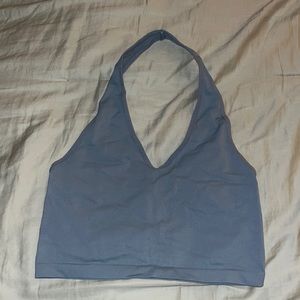 Blue Halter Top